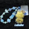 Golden Cartoon Cute Keychain Including Bracelet