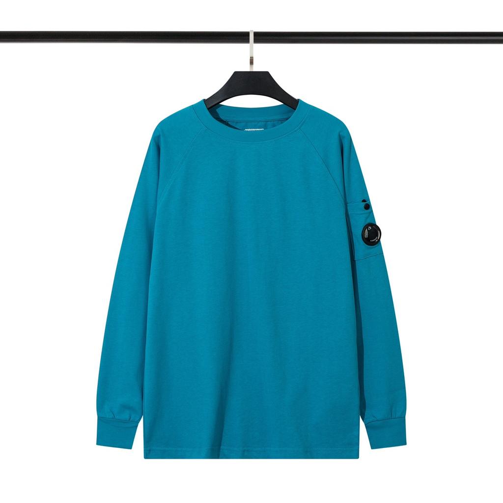 FlowStreet Long Sleeve Round Neck Sweatshirt Cotton Fabric Casual Daily Wear
