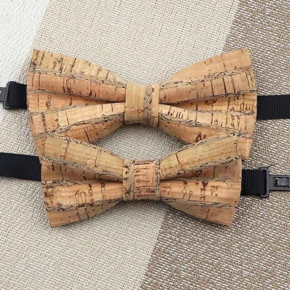 1PC, Fashion Bow Shape Bow Tie, Double Layer, Wood, Gentleman,Handmade, Butterfly,