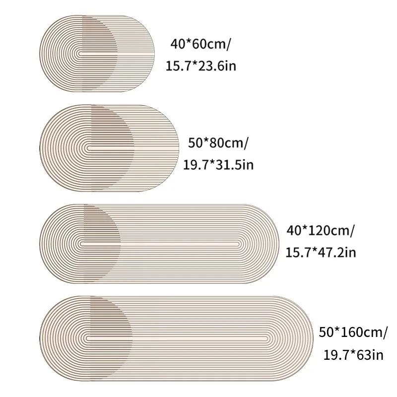 1/2Pcs Diatom Mud Kitchen Floor Mat, Super Absorbent And Anti-Slip Bathroom And Washroom Door Mat, Home Decoration