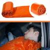 Multi-pack emergency sleeping bags, orange, drawstring bag, portable, suitable for outdoor camping