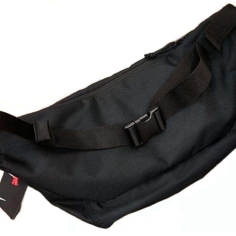 Nike Polyester One Shoulder Crossbody Bag Sling Bag Fanny Pack Regular Unisex Black Casual DD1752-010