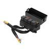 Shiwaki 12 Way Fuse Relay Box Block Holder Relay Socket Waterproof Pre-Wire 5