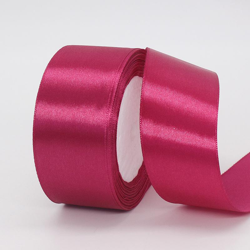 25Yards/Roll 40mm Satin Ribbons DIY Bow Handmade Gift Packing Artificial Silk Roses Crafts Supplies Sewing Accessories Material