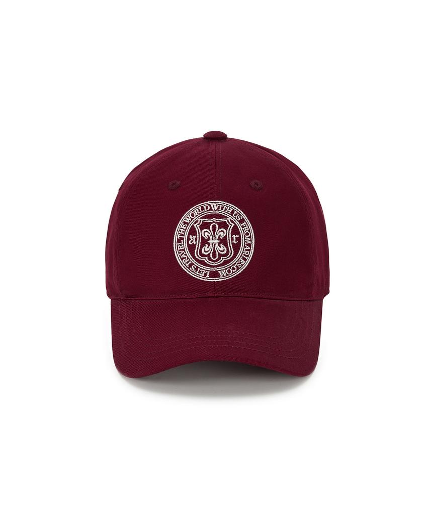 Peulomaleul Signature Logo Ball Cap / Burgundy