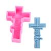 Set Of 2 Crucifix Shaped Silicone Molds for Baking and Crafting Chocolate Cakes Candies Moulds Kitchen Bakewares