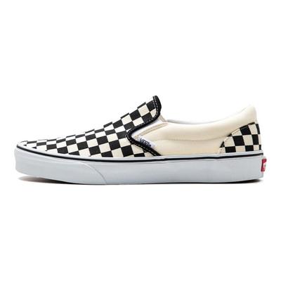 Slip On Wear Resistant And Lightweight Low Top Skateboard Shoes Unisex Black White Vans VN000EYEBWW(S-BOX)