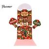 Reindeer Design Holiday Stationery 3D Pop Up Christmas Card, Money Gift Card Holder with Decorative Paper Craft Cards Cash Slot, Hummingbird