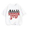 Summer Casual Crew Neck T Shirt Kawaii Cartoon Design Children Stranger Things Short Sleeve Tops Boys Girls