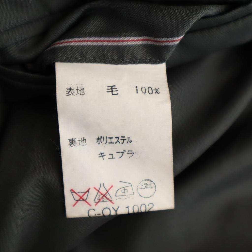 LANVIN 90s Wool Old suit Setup ST48-55 Navy system Double button Men's Used