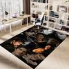 Dark Handsome Collage Carpet For Playroom Bedroom Living Room Sofa Home Decorkids Game Area Rug Nonslip Floor Mat