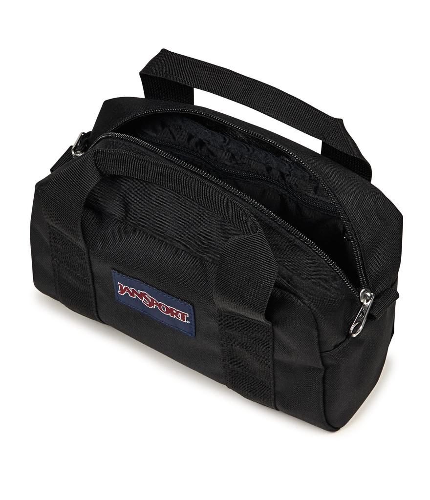 JanSport Weekender Mini Duffel - Travel or Gym Bag, Black, One Size, Mini Duffel.