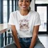 Wine O'Clock Graphic Tee: Vintage Floral Wine Lover Shirt