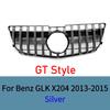 Für Mercedes GLK X204 2013-2015 Frontgrill Passend für GLK280 GLK300 GLK350 Kühlergrill mit Netz ABS Chrom-Zierleiste