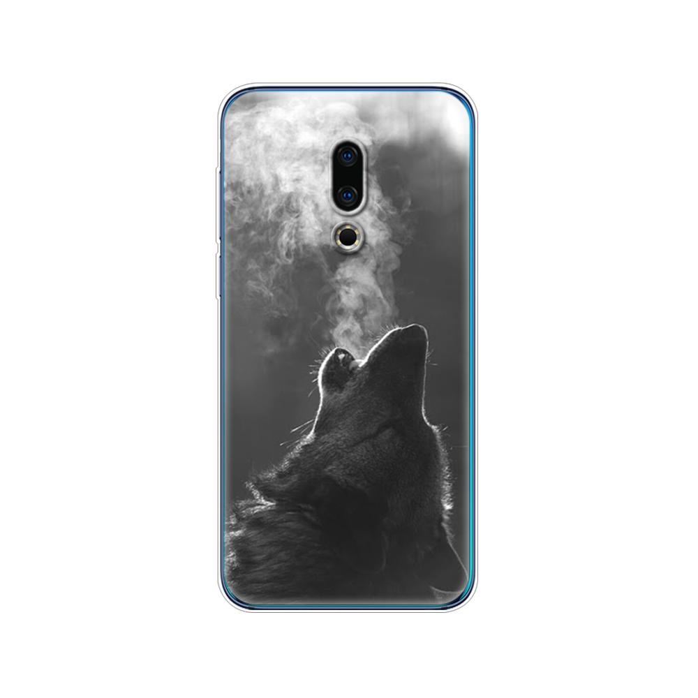 

For Meizu 16th Cases 6.0 Silicone Case For Meizu 16th Plus etui Cover 6.5 Soft TPU phone back cover bamper coque etui cartoon Meizu 16th