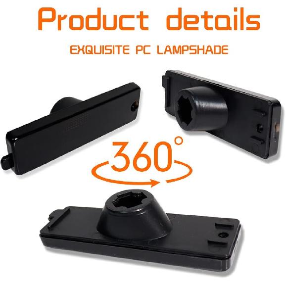 Smoked Lens Compatible with Lamps housing kit Compatible With 1993-2002 Chevy Camaro Rear Bumper Side Marker housing,For 1998-2002 Pontiac Firebird