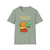 Unisex Softstyle T-Shirt Mens Womens Tees Top Paws and Reflect Cat Funny Christmas Snow Globe Tee