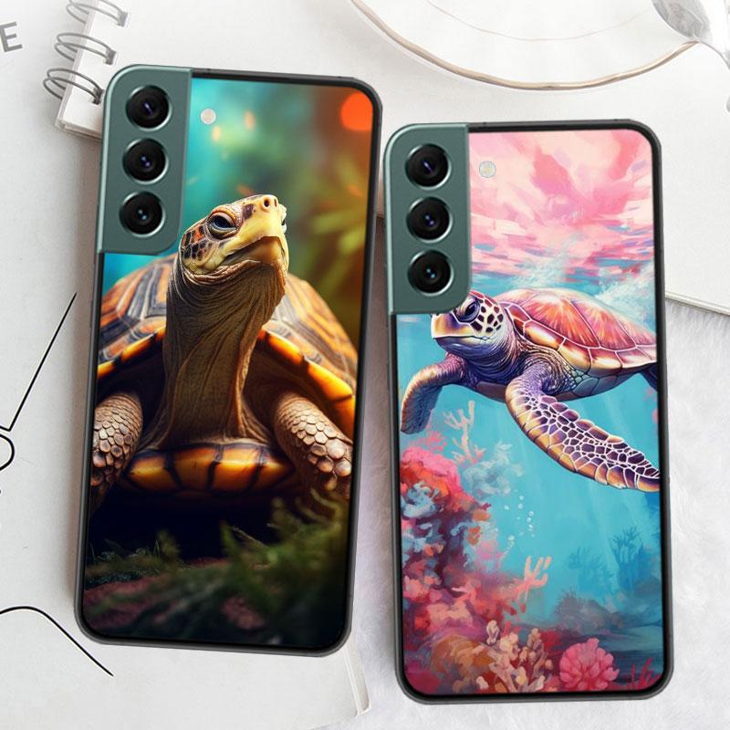 Marine Organisms, Sea Turtles, And Animals Phone Case For Samsung Galaxy S22 S25 Ultra S21 S10 Plus S26 Edge S20 S23 S24 FE