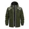 Men's Outdoor Reflective Hooded Jacket - Casual, Loose, Versatile Trendy Top