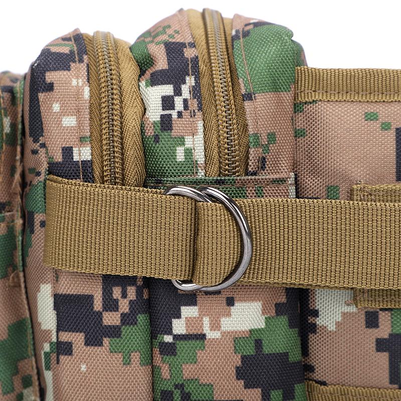 Outdoor Tactical Waist Bag Water-repellent Wear-resistant Men's Chest Bag Multi-layer Storage Commuter Shoulder Crossbody Bag