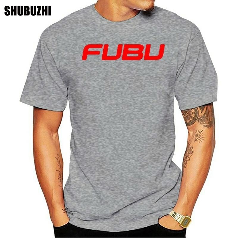 Fubu Logo Printed Graphic Men Casual Short Sleeves Cotton T Shirts Black Size S4XL fashion tshirt men cotton brand teeshirt