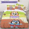 Bluey Warm Family Life Threepiece Set 1 Duvet Cover 2 Pillowcase Without Core Without Core Bedding Set Soft And Comfortable