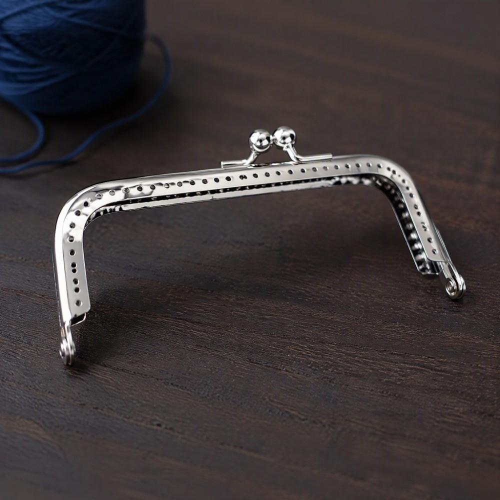 10pcs Silver Purse Frame Clasp 8.5cm/3.3in Size Purse Closure Frame For Coin Purse Making