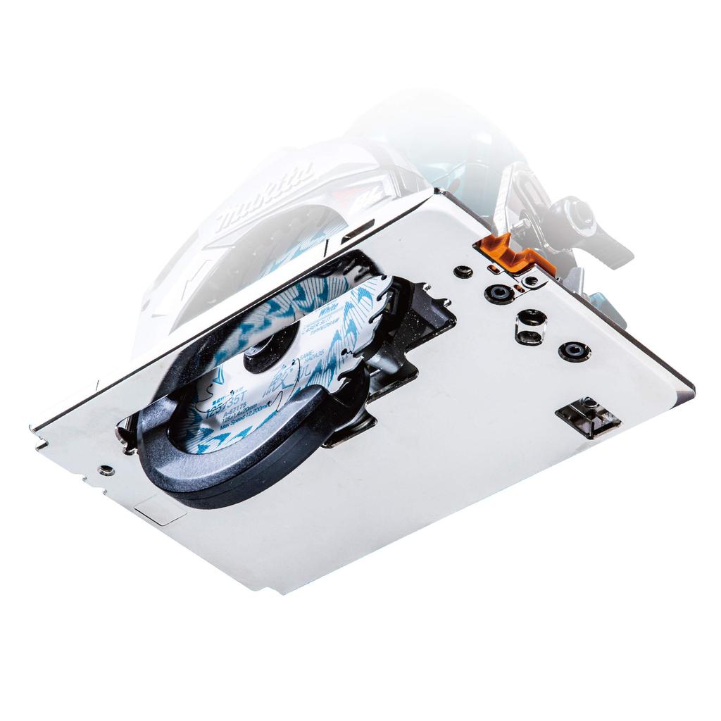 Makita HS008GZ 40Vmax 125mm Cordless Circular Saw and Case Sold (Blue) (Battery, Charger, Separately)