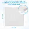 6-40Pcs White Blank Square Artist Canvas Pine Wood Board Frame Cotton Artist Canvas Boards for Oil Painting Acrylic Watercolor