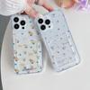Flori Proaspete Imprimeu Floral TPU Moale Transparent Carcasă de Protecție Rezistentă la Șocuri Transparentă Acoperire Protectoare Completă pentru Spate