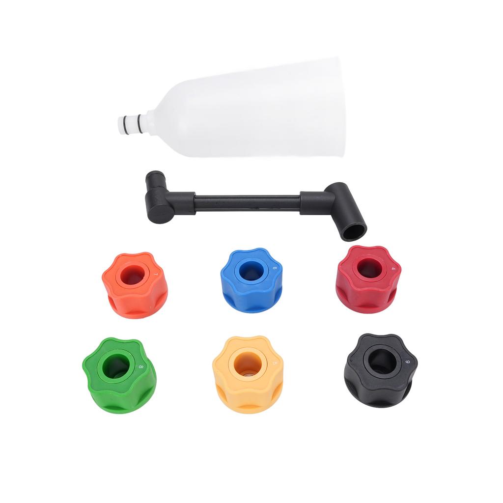 8Pcs Engine Oil Funnel Set Nylon Steel Anti Leakage High Temperature Proof Automotive Engine Oil Dispenser Funnel Kit