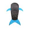 Children Shark Sleeping Bag Ultra-soft Fluffy Flannel Fishtail Blankets Kids Boys Girls Wearable Sleepsack Cozy Fluffy Sleep Bag