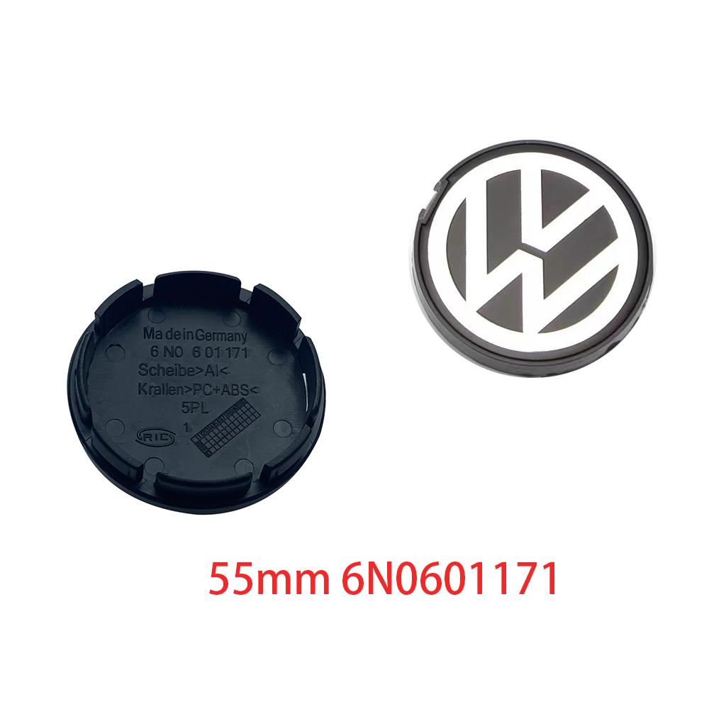 4pcs 55mm 56mm 65mm Car Wheel Center Hub Caps Cover for VW Volkswagen Golf Polo Passat Touran GTI CC B5 B6 Jetta accessories