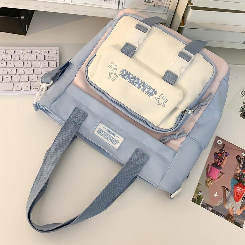 School bag Children's elementary school students Girls Junior high school students High school two-piece set Backpack
