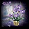 Ungiftige 832 Teile Phalaenopsis Orchidee Bausteine Konservierte Blume Vase Steine Heimdeko Ornament Kinder DIY Spielzeug Romantische Feiertagsgeschenke