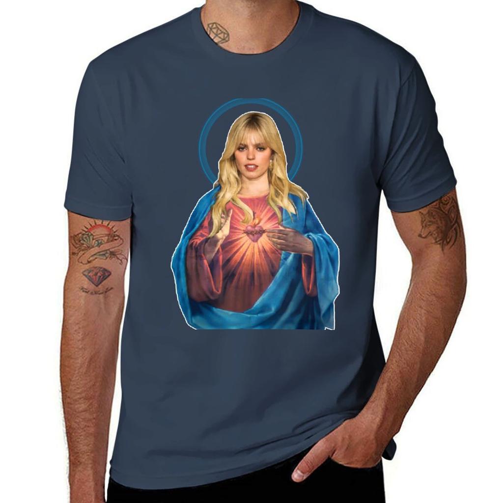 ReneeRappJesus TShirt Minimalist Casual Short Sleeve Top TShirt