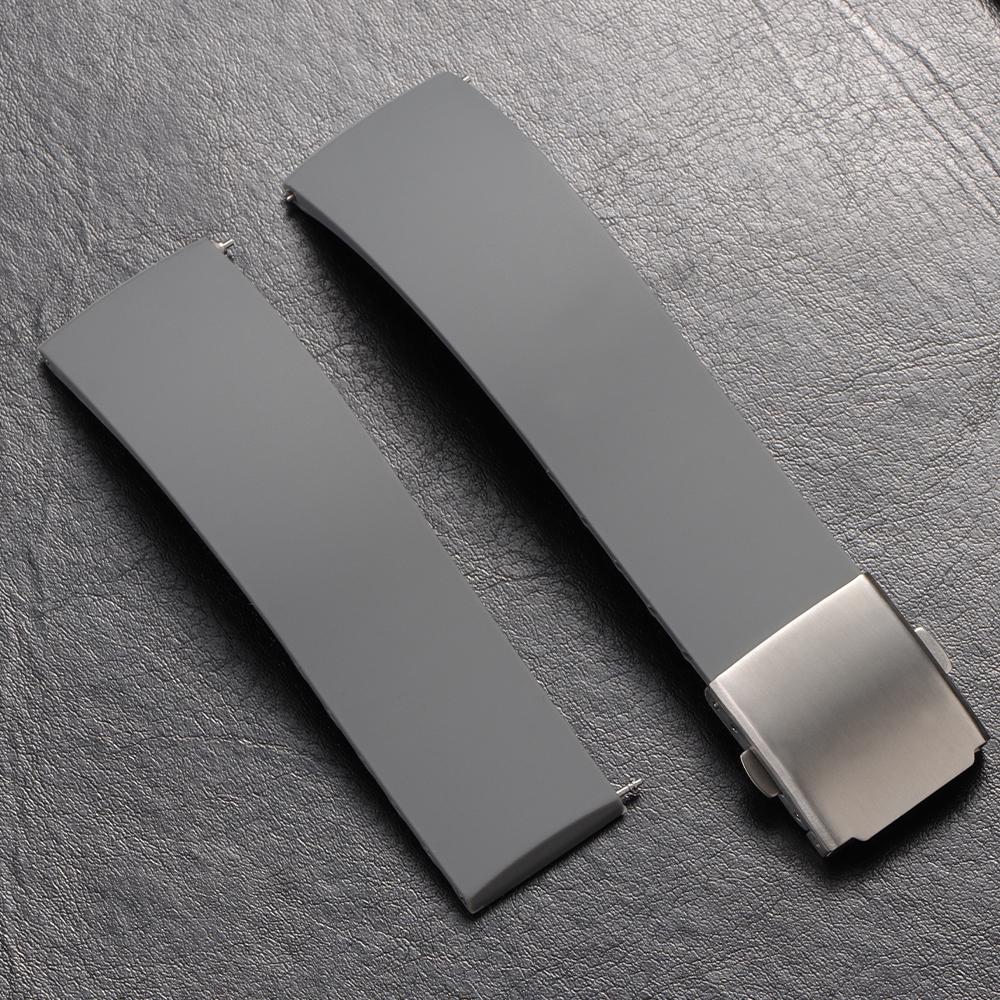 Silicone Watch Strap 18mm 20mm 22mm 24mm Quick Release Wristband Soft Waterproof Rubber Watch Bracelet Men Women Accessories