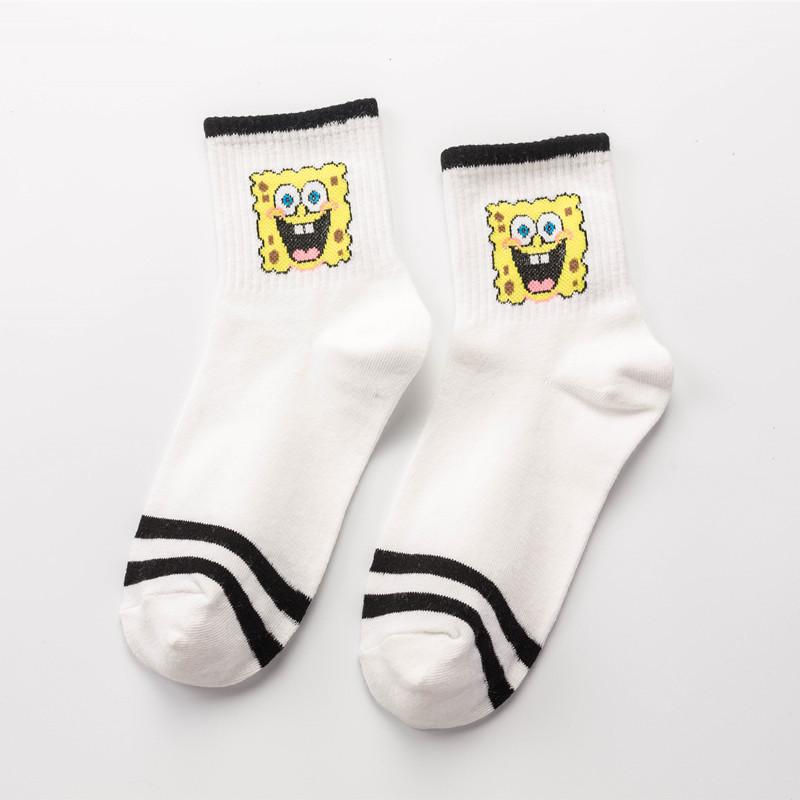 Buy Novelty Socks Women's Street Graffiti Korea Japenese Mona Lisa