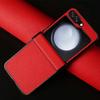 Hand Crafted Genuine Leather Case For Samsung Galaxy Z flip Phone Cover Galaxy Z Flip 3 flip4  Back Shell Coque Capa