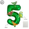 6pcs Dinosaur Theme Balloon Dinosaur birthday Balloon Number Balloon set birthday decor Dinosaur birthday party decoration