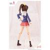 Kotobukiya (KOTOBUKIYA) Gennai Ao (Wakaba Girls' High School, Winter Uniform) from "Sousai Shojo Teien" 1/10 Scale Plastic Model JK004, Approximately