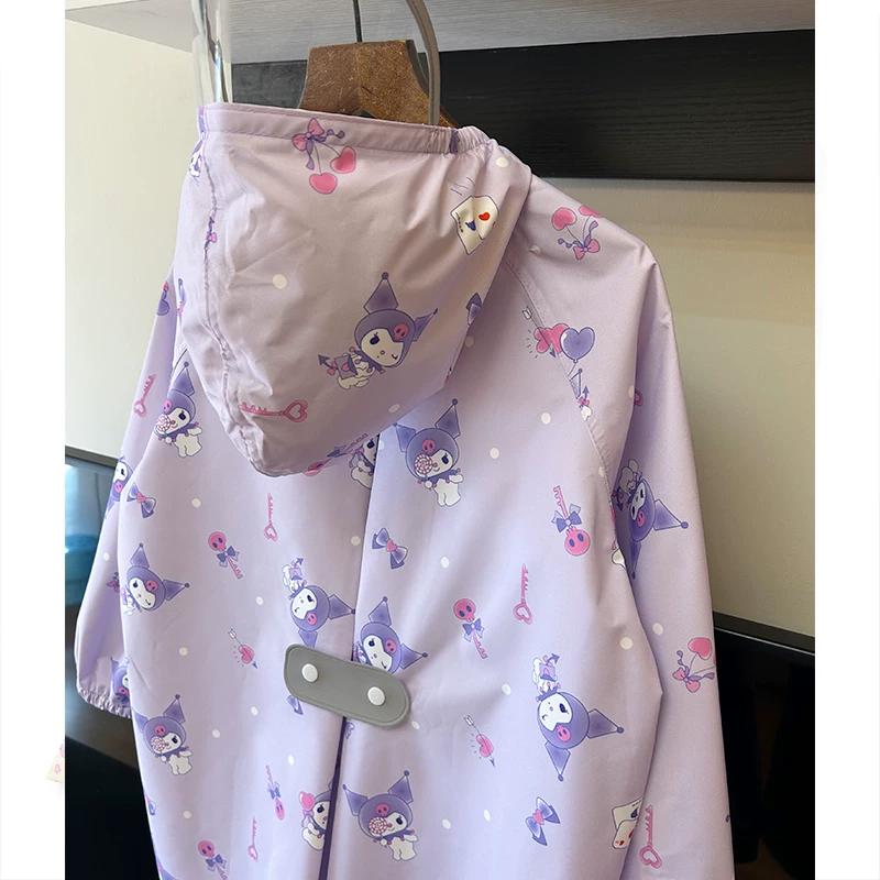 High-Quality 2026 New Cartoon Children's Raincoat, Quick-Drying, Breathable, Waterproof, Suitable for Kindergarten Boys and Girls, with Backpack Space