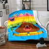 Hey Duggee Theme Printed Blanket - Perfect for Couch, Bed, Travel & Outdoor Use | Machine Washable, Cozy & Durable.