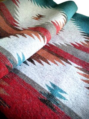 Tecido étnico Jacquard grosso Pano Algodão Retalhos de material Padrão nativo Ortega Materiais para artesanato Suprimentos para artesanato Bolsas artesanais Acessórios Trabalhos de fabricação