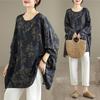New Autumn Plus Size T Shirt Women Oversize Loose Casual O Neck Tops Tees Floral Print Shirts