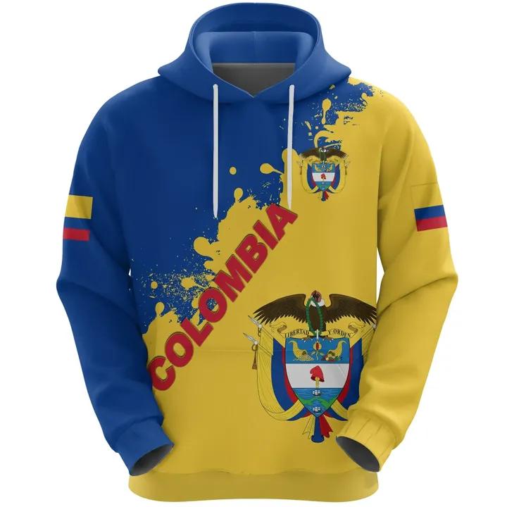Etst 003 Colombia Nationaal Embleem Kaart Grafische Sweatshirts Vlag Hibiscus Bloem Hoodies Voor Mannen Kleding Ridder Trainingspak Woemn Hoodie Tops XL