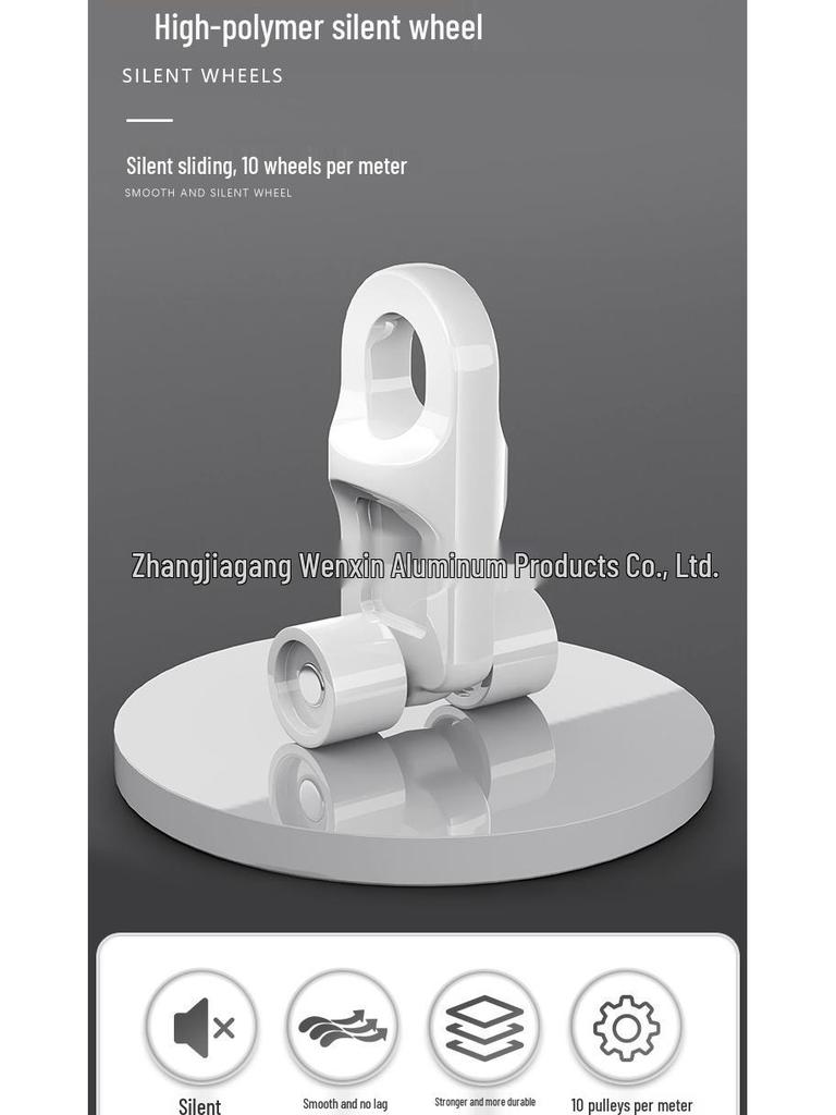 Aluminum Alloy Telescopic Curtain Track Sliding Rail - Top & Side Mount