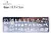 Good Quality Nail Nails Ornaments Print Template Exquisite Pattern Lightweight Detachable