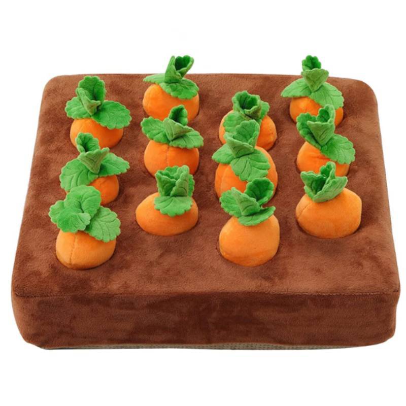 

And Vegetable Carrot Garden Interactive Dog Plush Toys For Pet Stress Relief