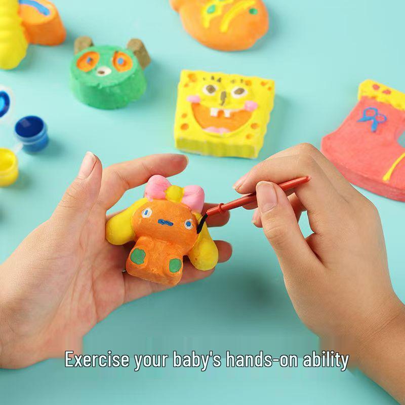 Kinder DIY Mini Gipsmalerei Puppe – Beliebtes handgemachtes Geschenk